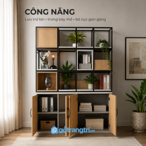 Lưu trữ hồ sơ khoa học kết hợp trưng bày tiện lợi