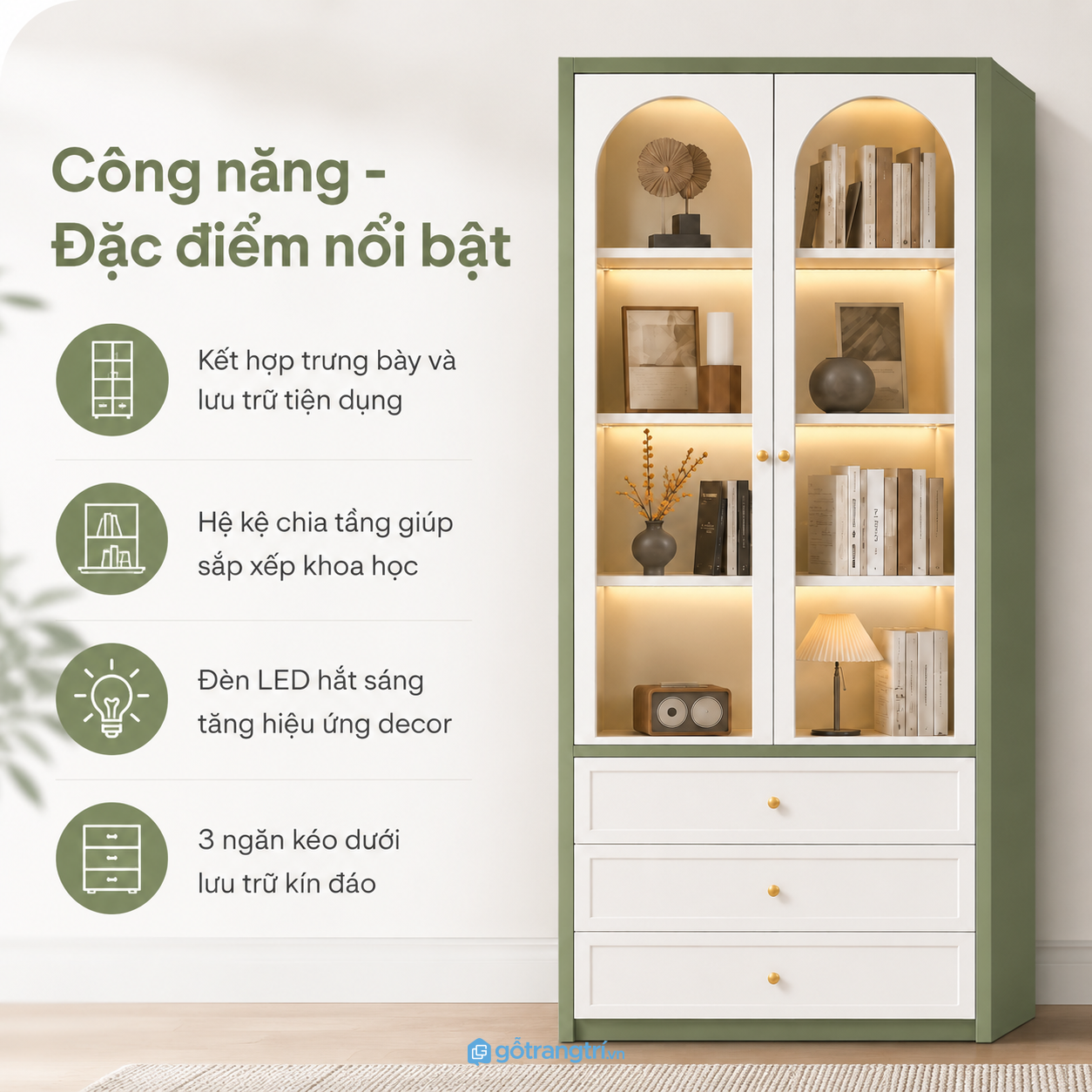 Lưu trữ khoa học kết hợp trưng bày tiện lợi