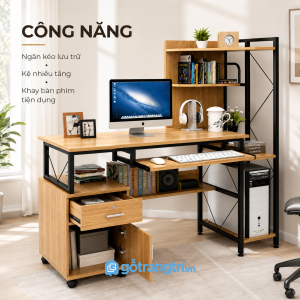 Nhiều khu vực lưu trữ và sử dụng máy tính