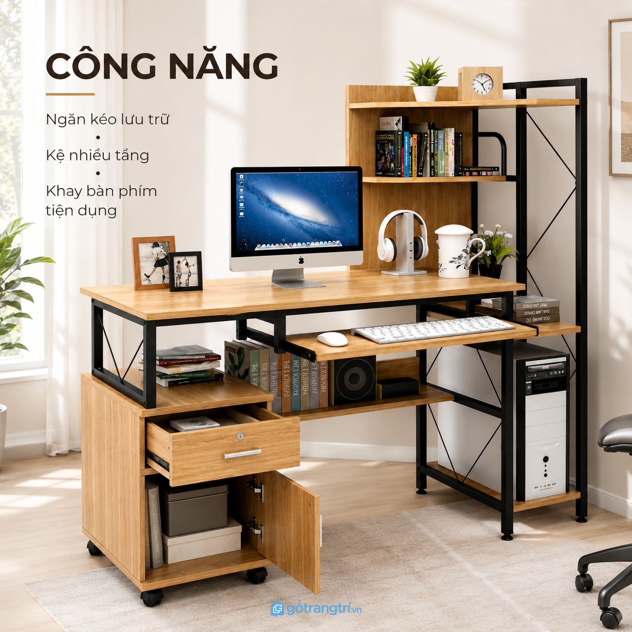 Nhiều khu vực lưu trữ và sử dụng máy tính Nhiều khu vực lưu trữ và sử dụng máy tính