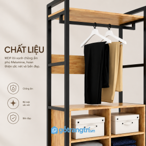 Nhiều ngăn lưu trữ giúp sắp xếp khoa học