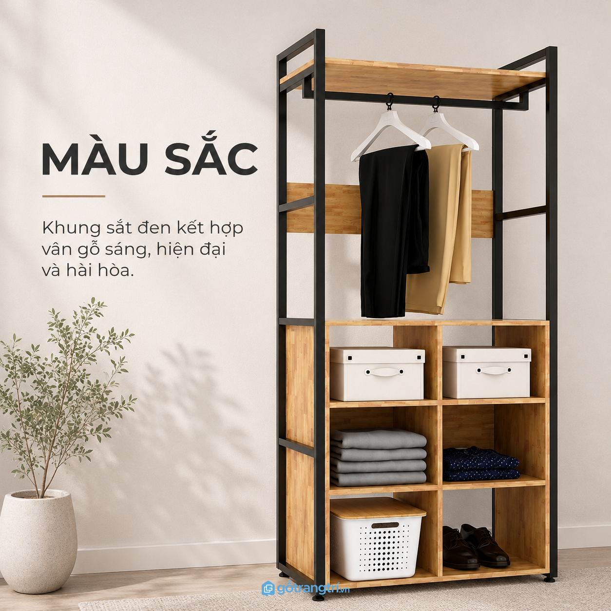 Phù hợp nhiều không gian sử dụng