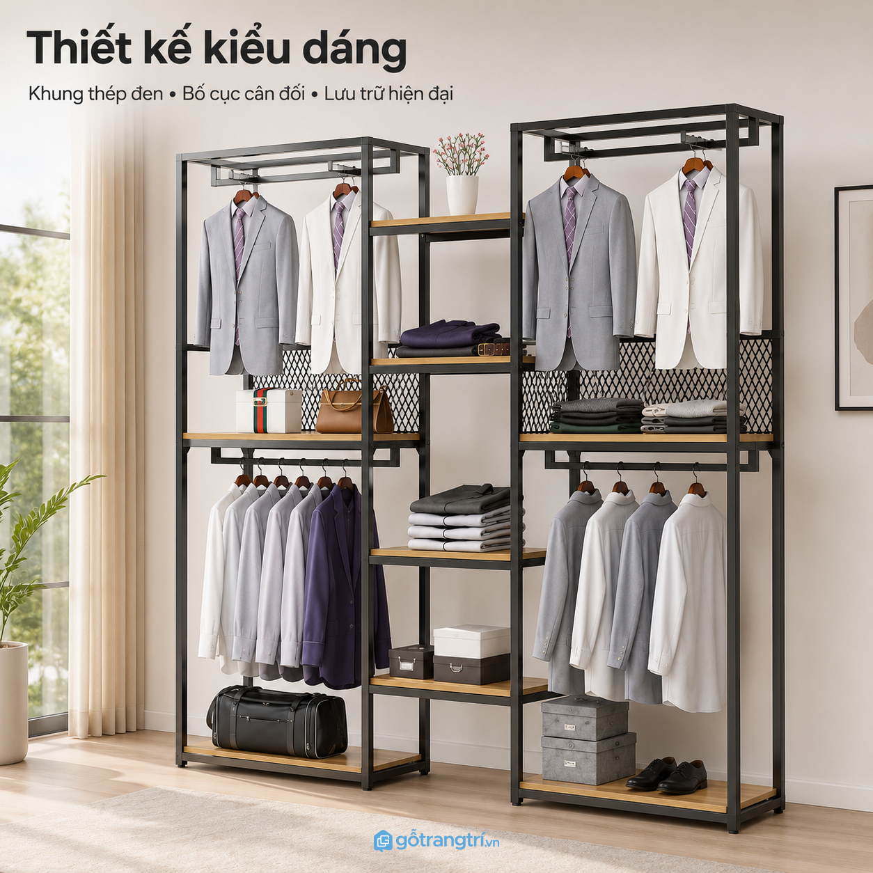 Phù hợp phòng thay đồ và cửa hàng thời trang