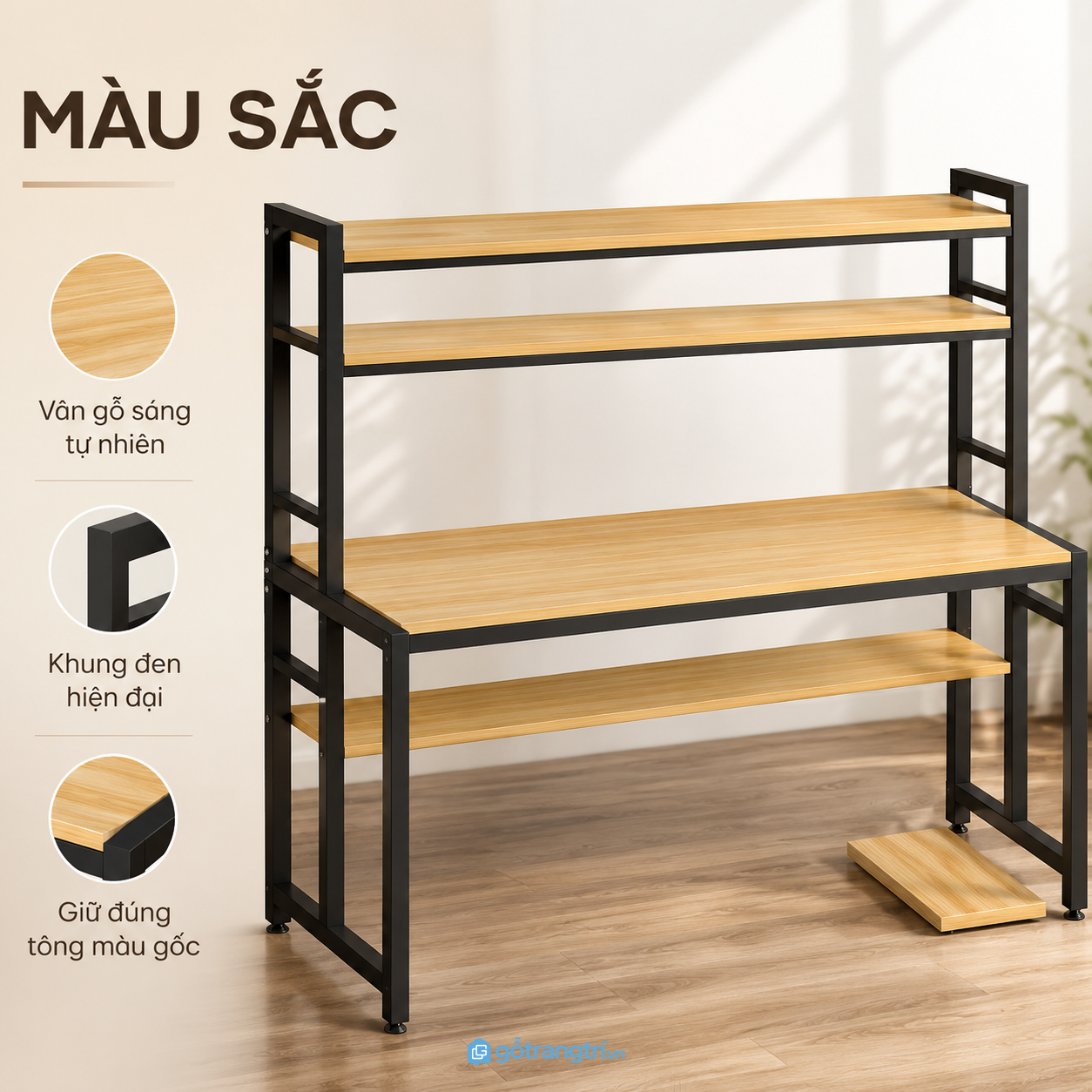 Phù hợp với nhiều không gian học tập và làm việc