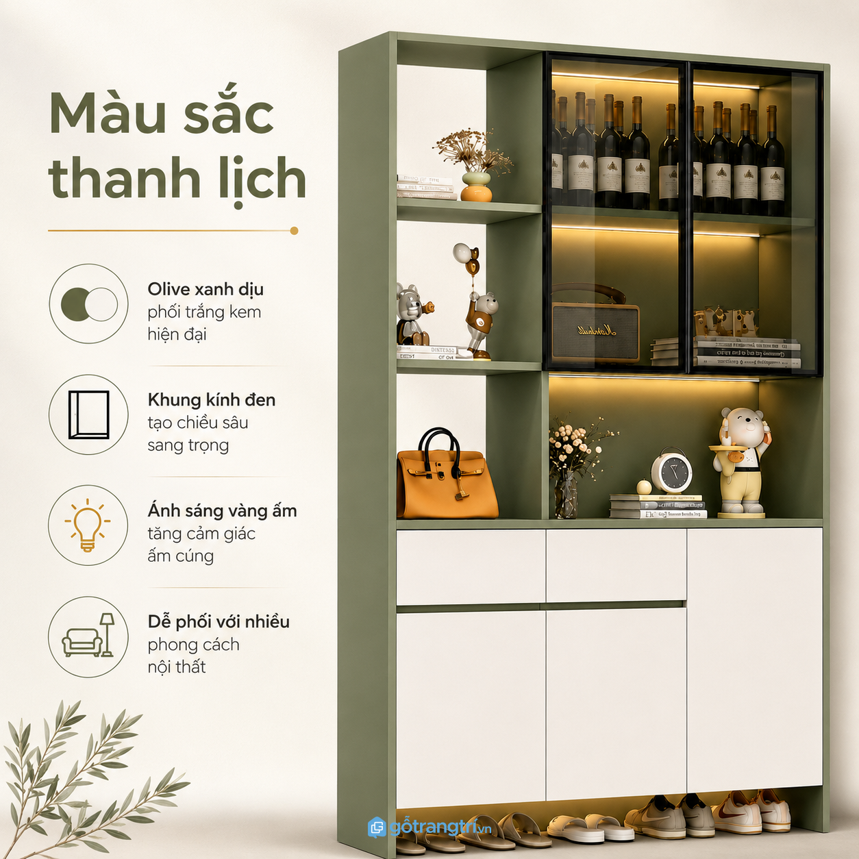 Phù hợp với nhiều không gian nội thất Phù hợp với nhiều không gian nội thất
