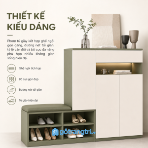 Thiết kế hiện đại, bố cục gọn và dễ dùng
