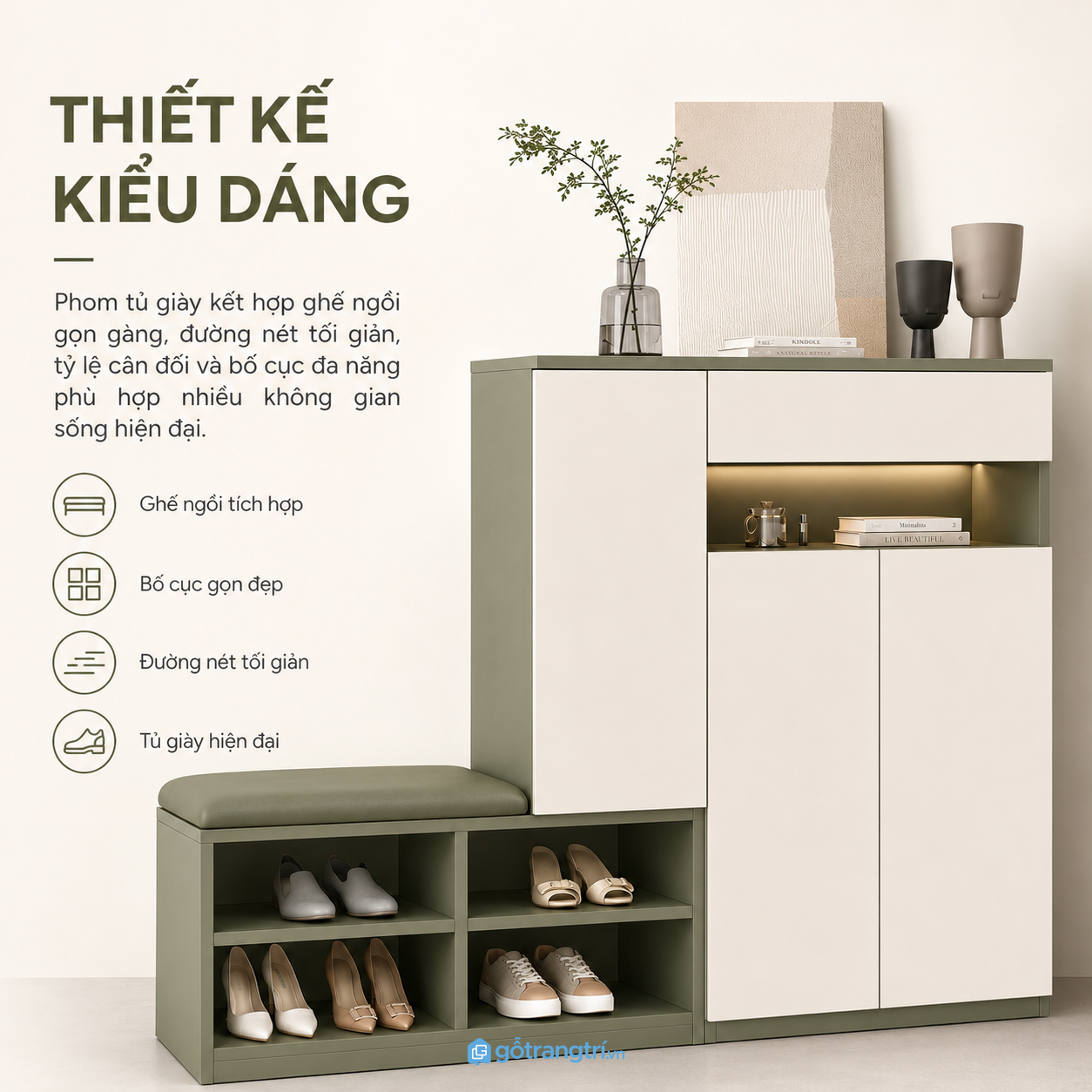 Thiết kế hiện đại, bố cục gọn và dễ dùng Thiết kế hiện đại, bố cục gọn và dễ dùng