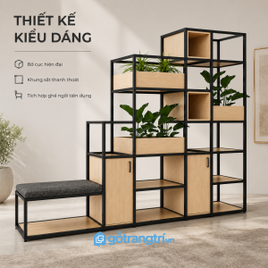 Thiết kế hiện đại kết hợp nhiều công năng