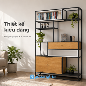 Thiết kế hiện đại kết hợp phong cách industrial