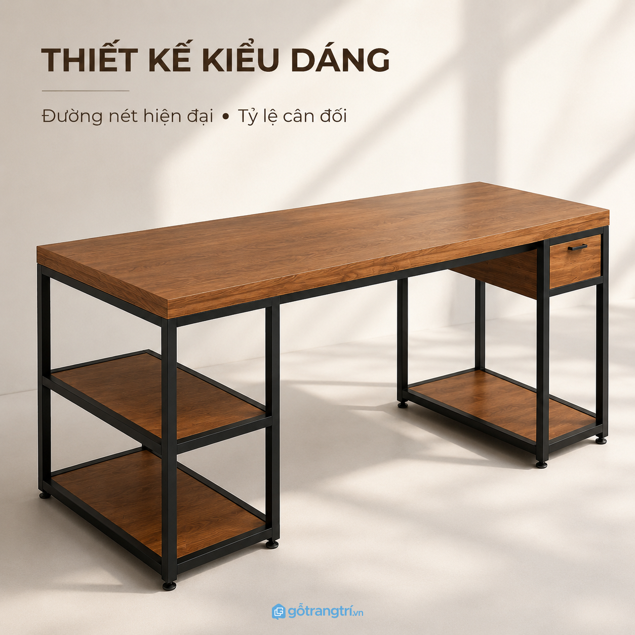 Thiết kế hiện đại mang đậm phong cách Industrial