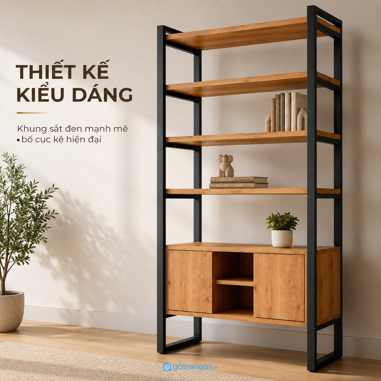 Thiết kế hiện đại phù hợp nhiều phong cách nội thất