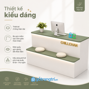Thiết kế hiện đại tạo ấn tượng ngay từ khu vực đón tiếp