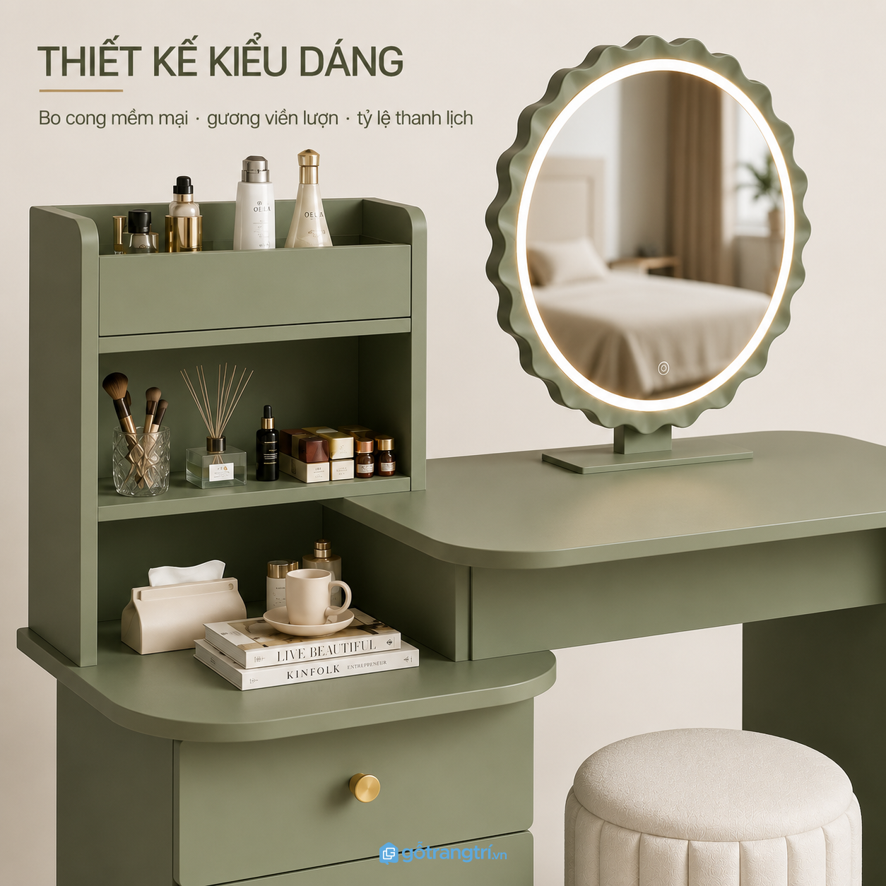 Thiết kế hiện đại tạo điểm nhấn cho phòng ngủ
