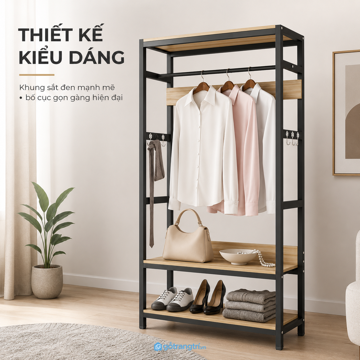 Thiết kế hiện đại tích hợp nhiều công năng