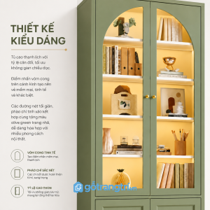 Thiết kế hiện đại với đường nét mềm mại