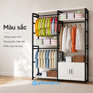 Thiết kế hiện đại với hai tông trắng và đen