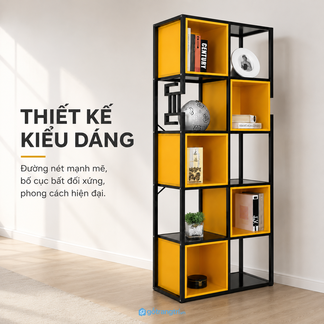 Thiết kế hình khối độc đáo tạo điểm nhấn nổi bật