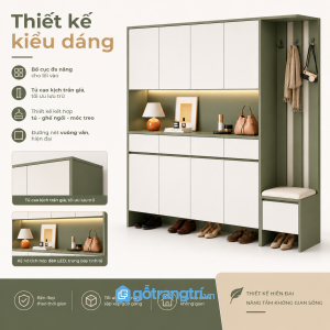 Thiết kế kịch trần hiện đại, tận dụng tốt chiều cao