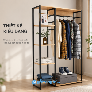 Thiết kế mở hiện đại, phân chia từng khu vực rõ ràng