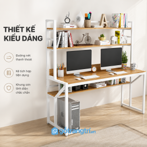 Thiết kế rộng rãi dành cho hai người sử dụng