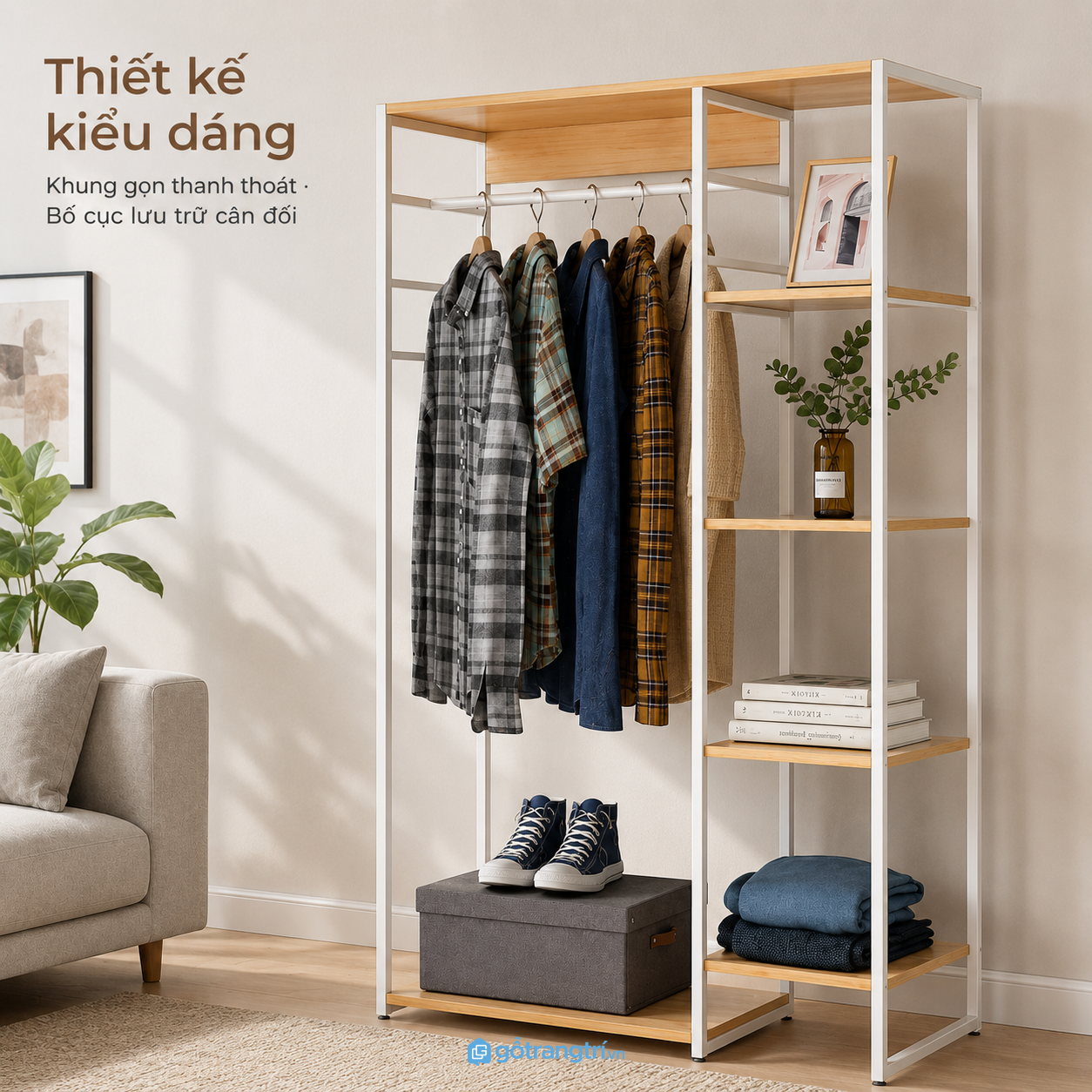Thiết kế tối giản phù hợp nhiều phong cách nội thất