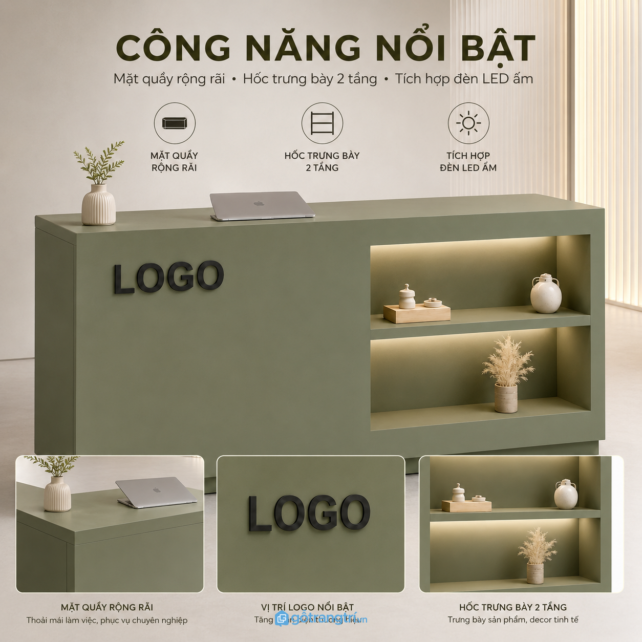 Tối ưu công năng làm việc và quảng bá thương hiệu Tối ưu công năng làm việc và quảng bá thương hiệu