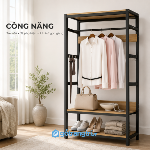 Tối ưu lưu trữ quần áo và giày dép