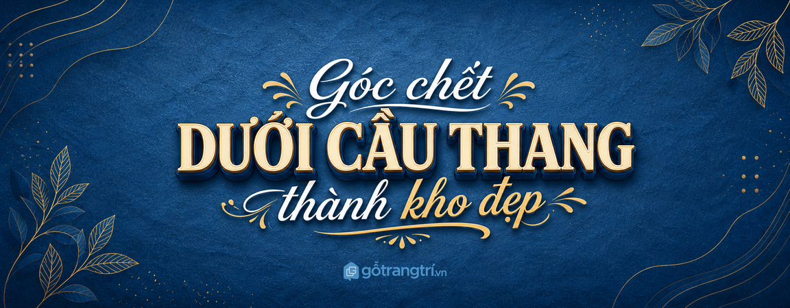 Tủ gầm cầu thang nhà phố
