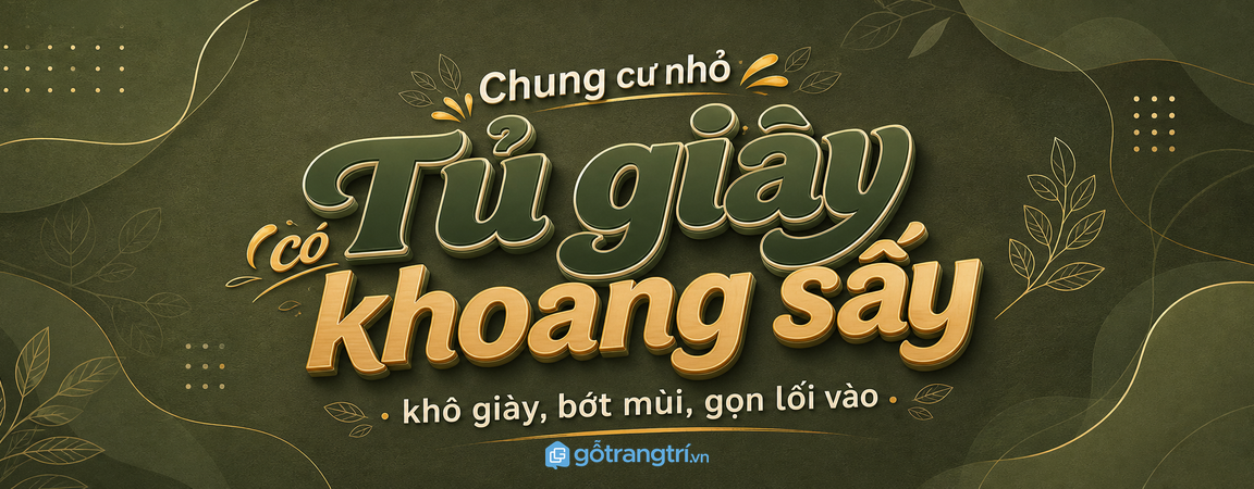 Tủ giày có khoang sấy cho chung cư nhỏ: khô giày, bớt mùi, gọn lối vào