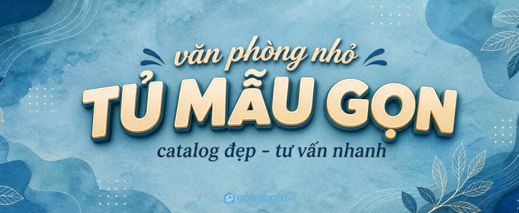 Tủ trưng bày mẫu vật liệu cho văn phòng nhỏ: gọn catalog, đẹp góc tư vấn, dễ chốt phương án