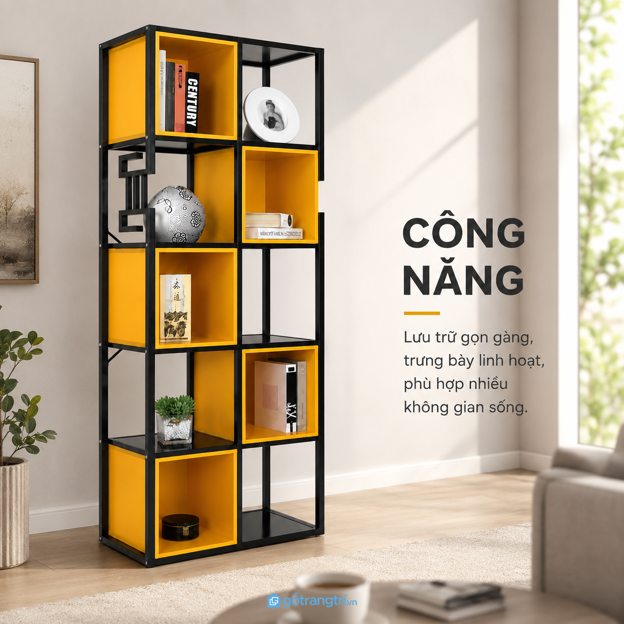 Ứng dụng linh hoạt trong nhiều không gian