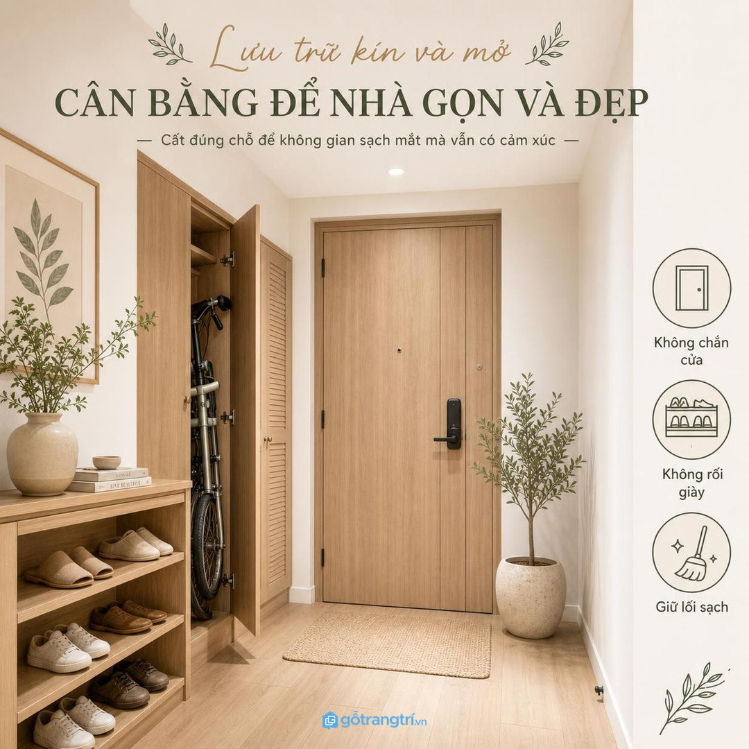 Máy xịt, kéo tỉa và phân bón cần một nơi cất riêng thay vì đặt rải quanh sân
