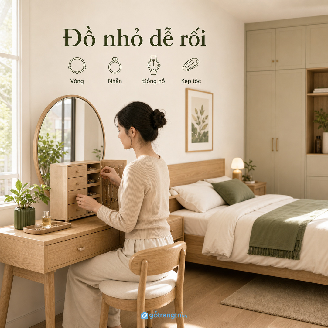 Đồ nhỏ cần một vùng cất riêng để phòng ngủ không nhanh rối