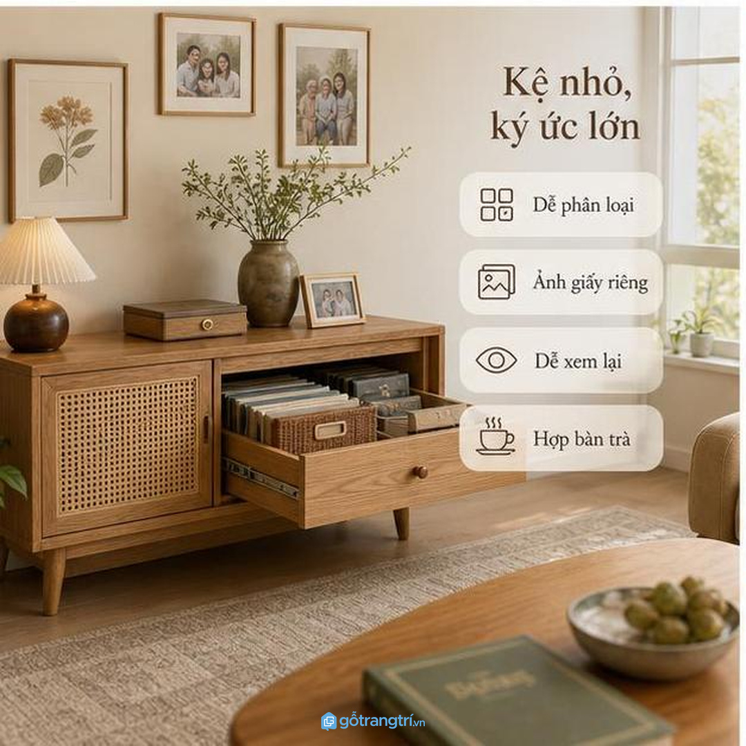 Ảnh giấy cần tránh ẩm nắng gắt và đồ vụn để giữ màu bền hơn