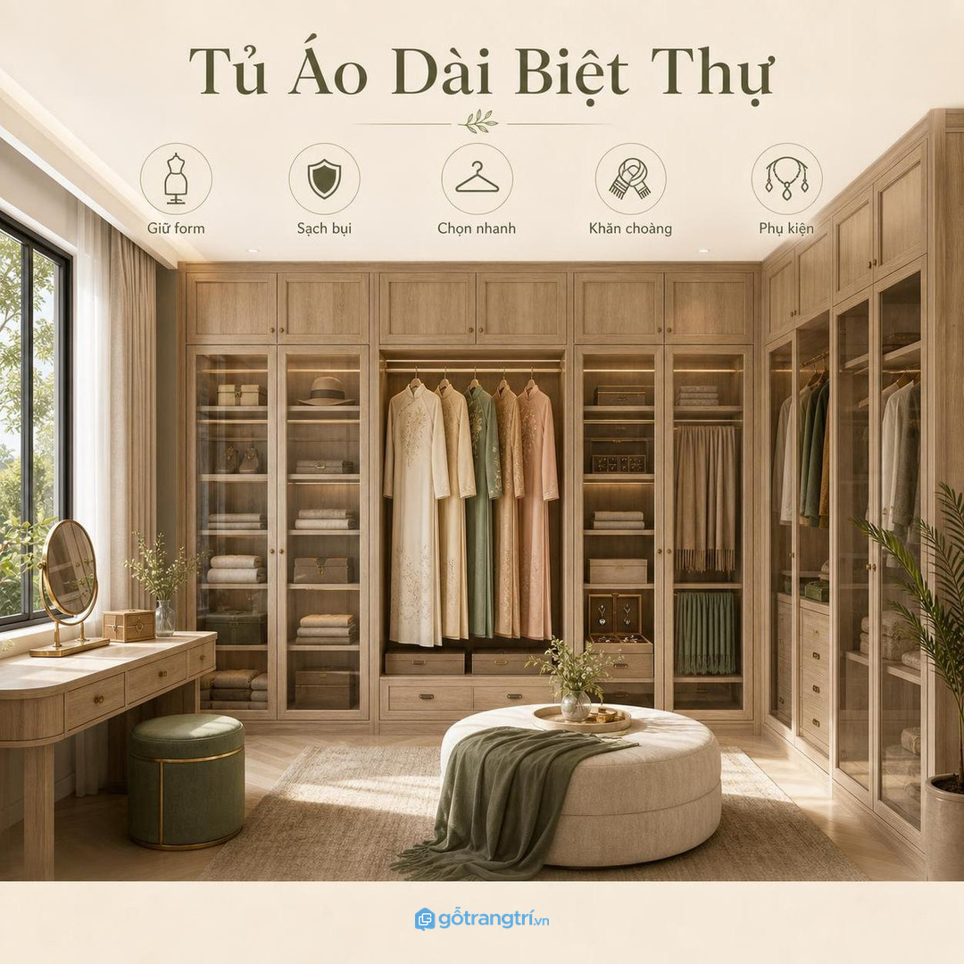 Lụa gấm khăn mấn và phụ kiện cần tách khoang để không móc xước