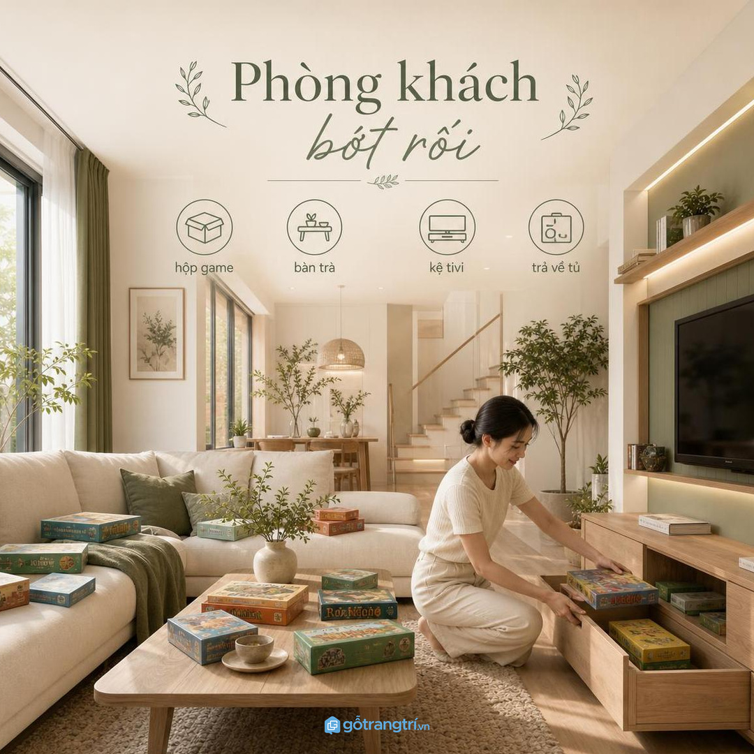 Quân cờ, thẻ bài và xí ngầu cần khay riêng để ít thất lạc sau mỗi lần chơi