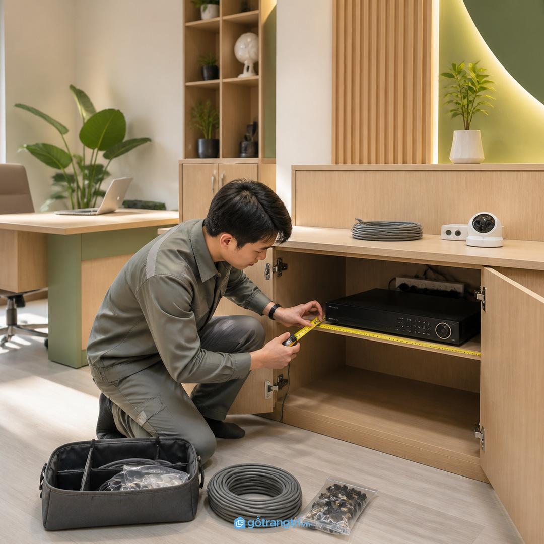 Đầu ghi camera cần khe thoáng và khoảng hở để chạy ổn định