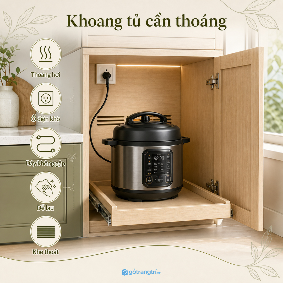 Thiết bị áp suất cần an toàn hơi, khô dây và không ám mùi vào khoang tủ