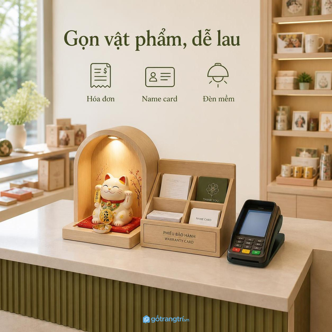 Hiểu sai thường gặp là bày càng nhiều vật phẩm càng tốt