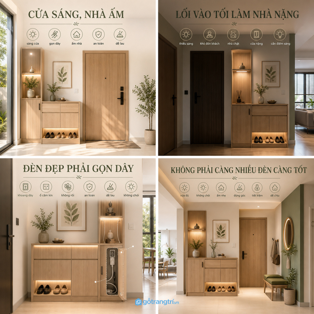 Hiểu sai thường gặp là thêm thật nhiều đèn và vật phẩm