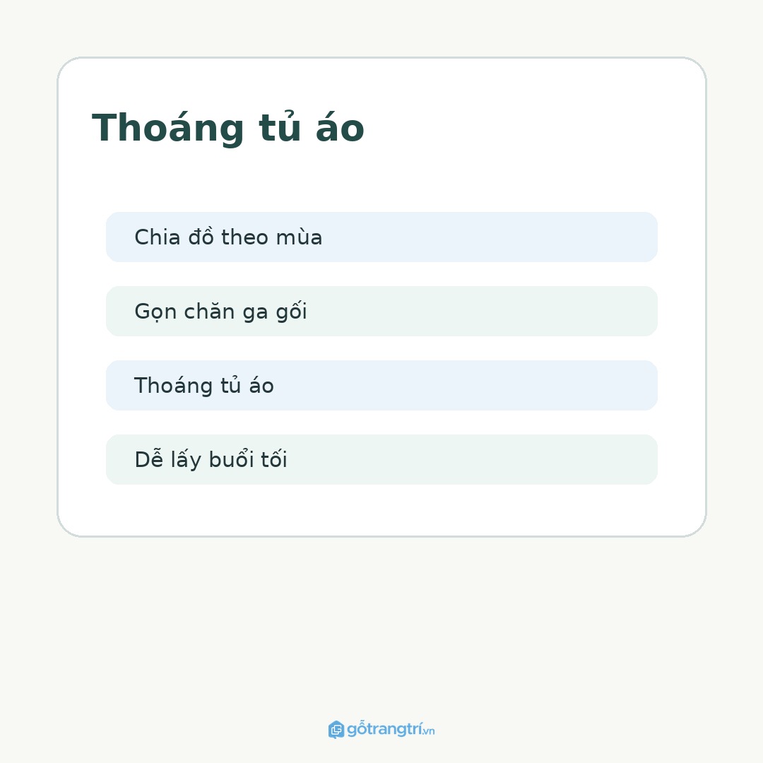Thoáng tủ áo
