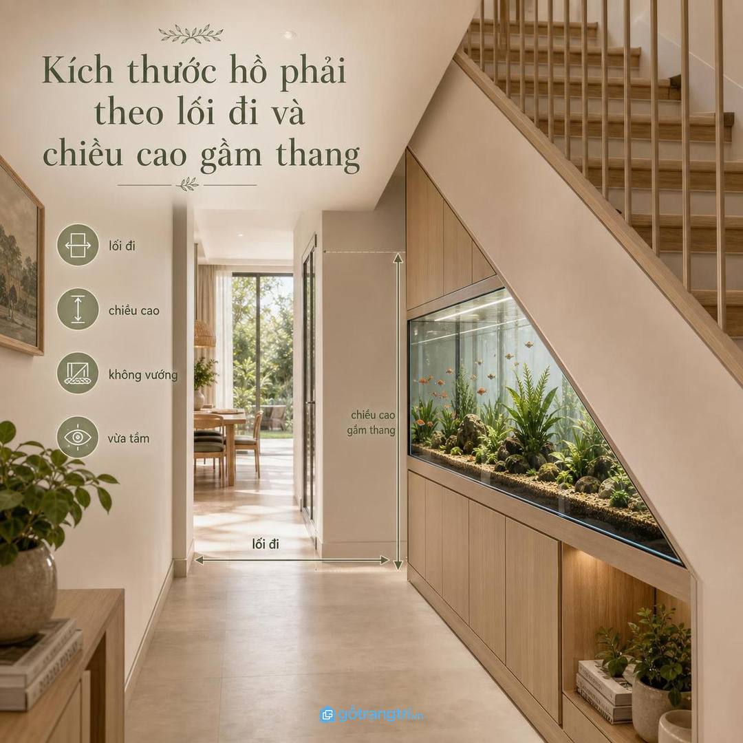 Ánh sáng dịu giúp góc phong thủy không bị nặng