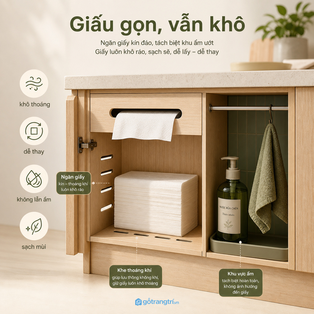 Không phải loại giấy nào cũng nên giấu trong khoang kín
