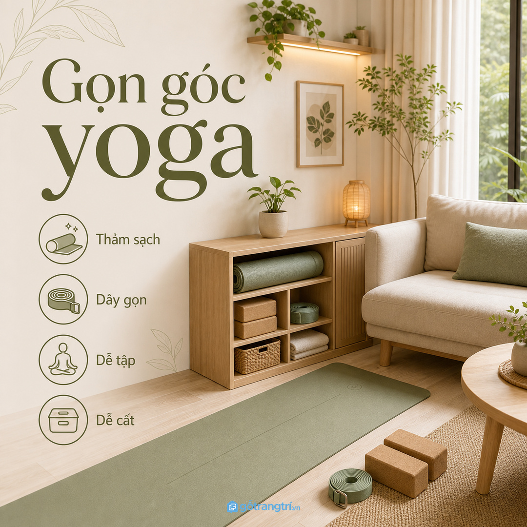 Cất quá kín làm thảm bí mùi và khó duy trì thói quen tập