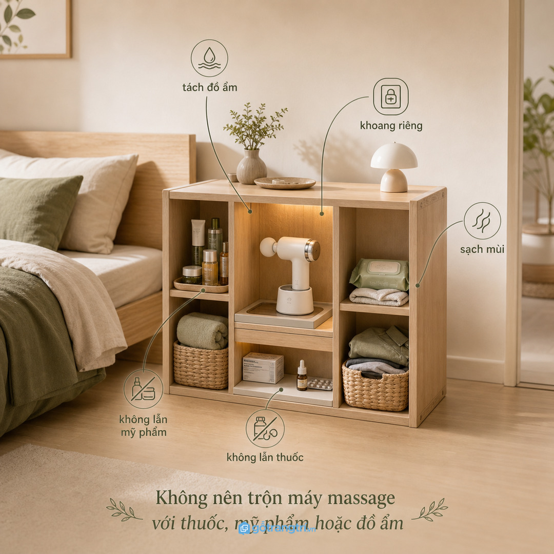 Đồ chăm sóc cổ vai không nên lẫn thuốc mỹ phẩm và đồ ẩm