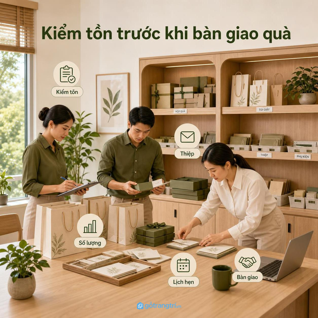 Không kiểm tồn khiến bàn giao quà dễ nhầm