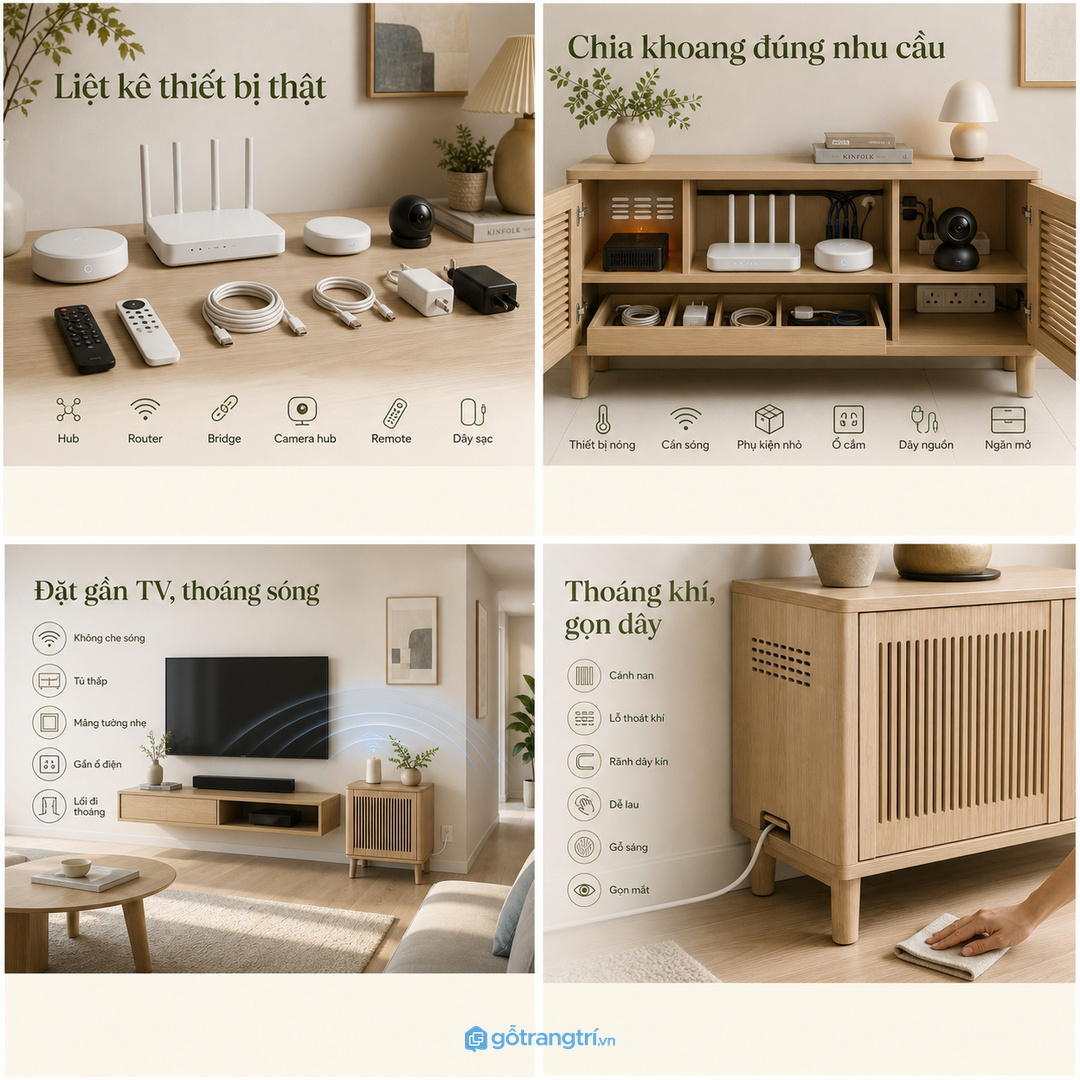 Điều khiển nhà thông minh từ sofa khi thiết bị được gom gọn đúng chỗ