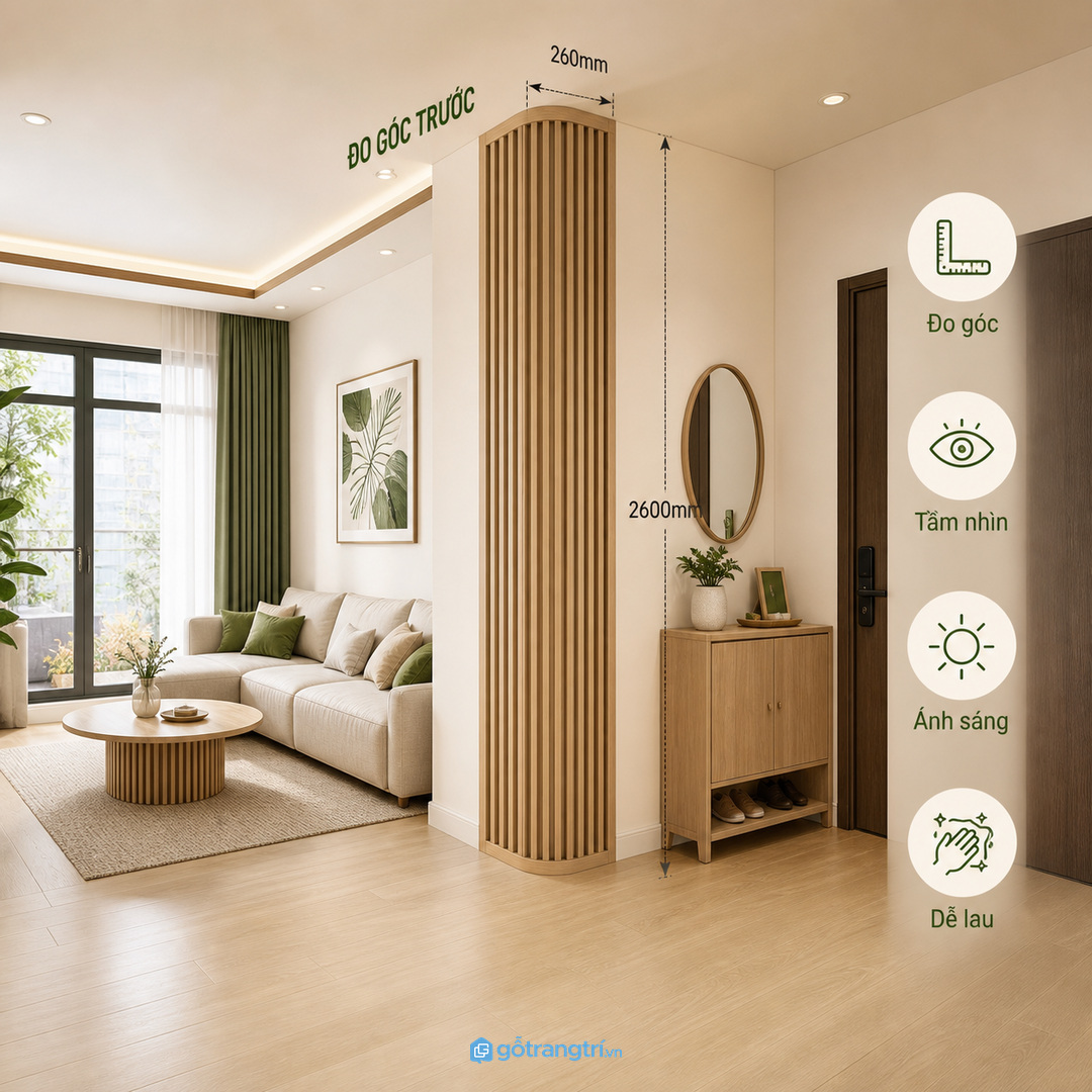 Không phải cứ đặt vật phẩm phong thủy là xử lý được góc nhọn