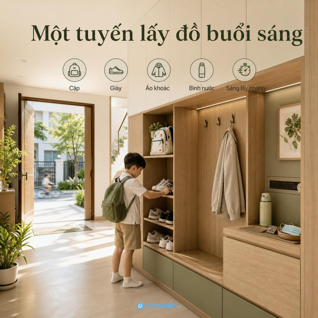 Đo cặp, giày và áo khoác trước khi chia khoang