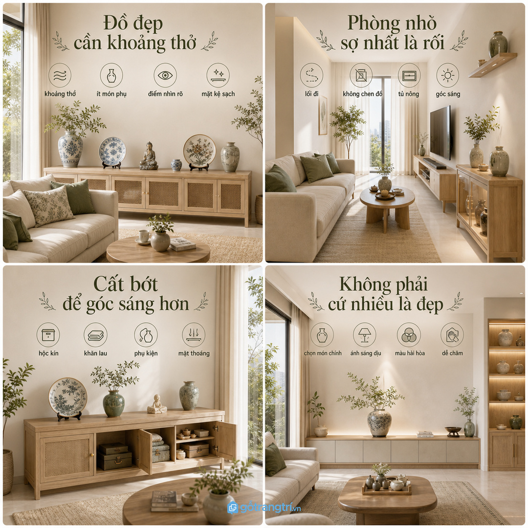 Không phải cứ nhiều vật phẩm phong thủy là đẹp